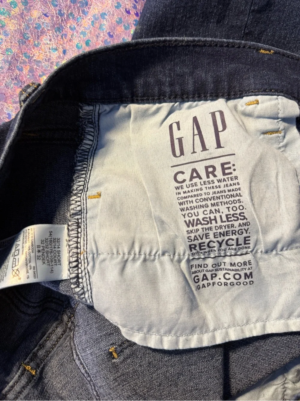 GAP Dark Indigo Denim Jeans